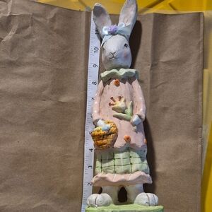 Charming Pastel Bunny Figurine